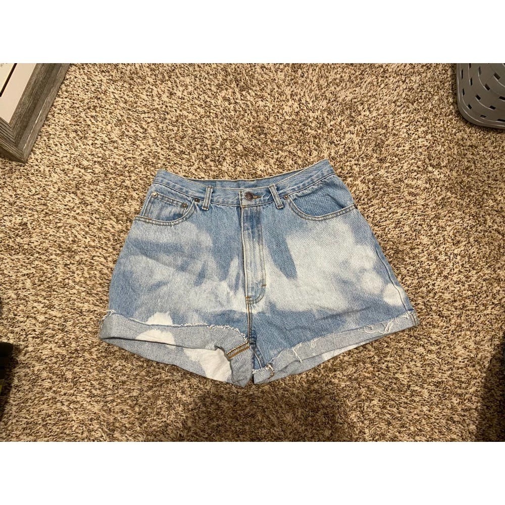 Gitano Denim Acid Wash Mom Shorts VTG